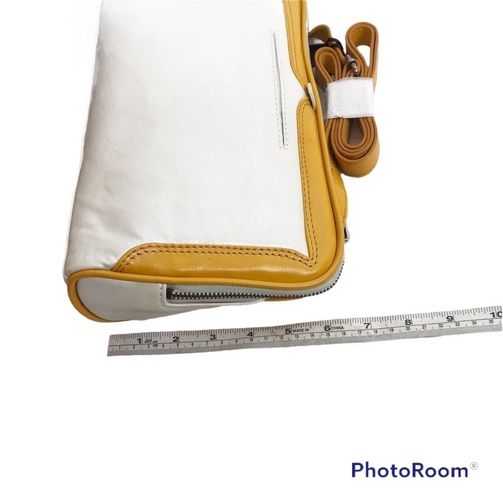 Latico leather colorblock Tate shoulder bag metallic white and gold colors NWT - Picture 12 of 12